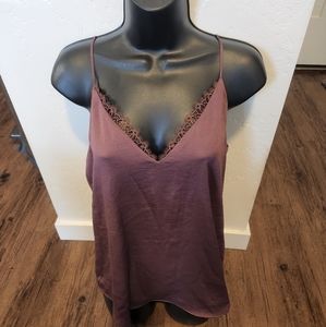 Women's Express Blouse Medium Mauve